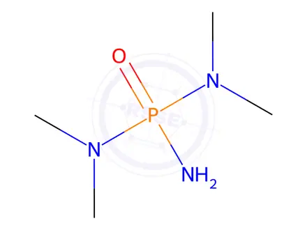 Chemical structure of NNNNTETRAMETHYLPHOSPHORAMIDE