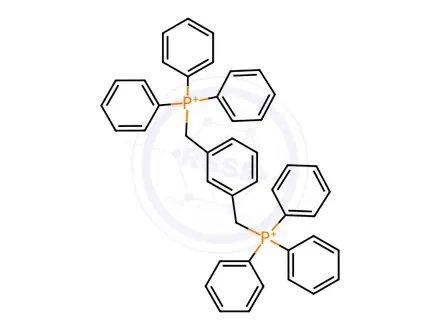 Chemical structure of (1,3-Phenylenebis(methylene))bis(triphenylphosphonium) bromide