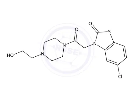 Chemical structure of Tiaramide