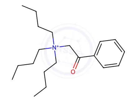 Chemical structure of N,N,N-TRIBUTYL-N-PHENACYLAMMONIUM BUTYLTRIPHENYLBORATE