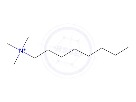 Chemical structure of octyltrimethylammonium