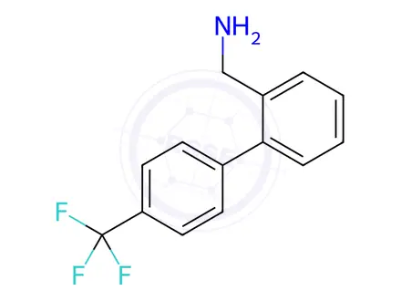 Chemical structure of (4'-(Trifluoromethyl)-[1,1'-biphenyl]-2-yl)methanamine