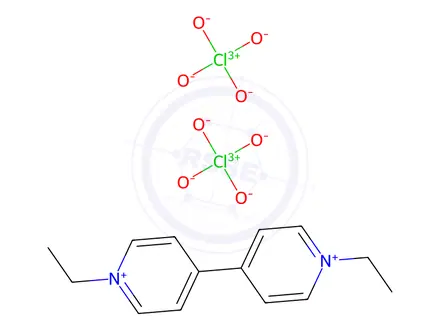 Chemical structure of 1,1-Diethyl-[4,4-bipyridine]-1,1-diium perchlorate