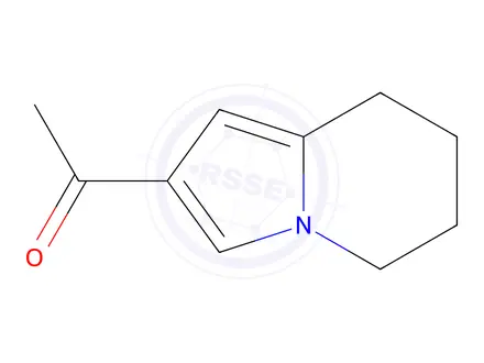 Chemical structure of Ethanone, 1-(5,6,7,8-tetrahydro-2-indolizinyl)-(9CI)