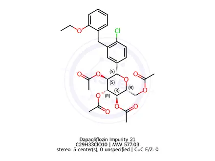 Chemical structure of Dapagliflozin Impurity 27