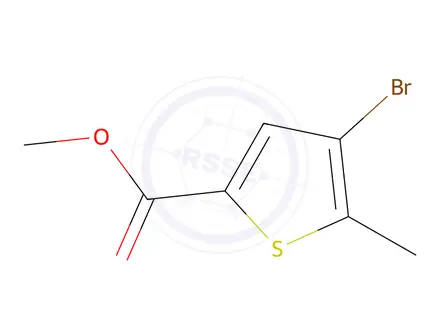 Chemical structure of Methyl 4-broMo-5-Methylthiophene-2-carboxylate