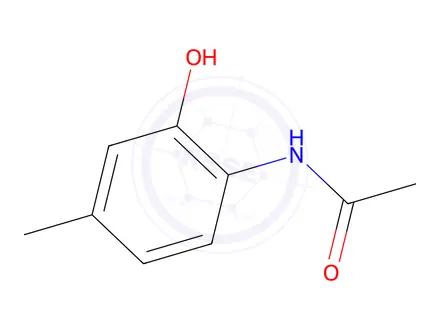 Chemical structure of N-(2-Hydroxy-4-methylphenyl)acetamide