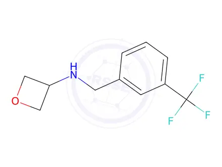 Chemical structure of N-[3-(Trifluoromethyl)benzyl]oxetan-3-amine