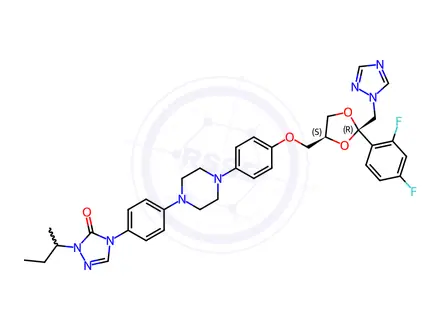 Chemical structure of Saperconazole