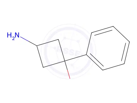 Chemical structure of 3-AMINO-1-PHENYLCYCLOBUTAN-1-OL HCL