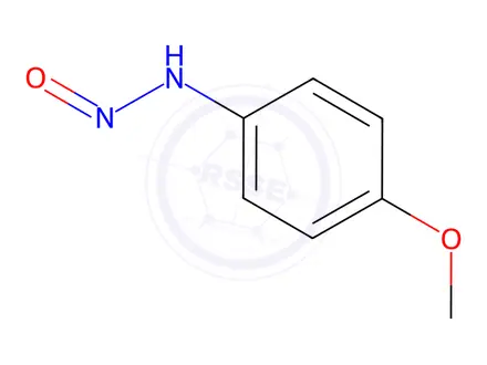 Chemical structure of N-(4-Methoxyphenyl)nitrous amide