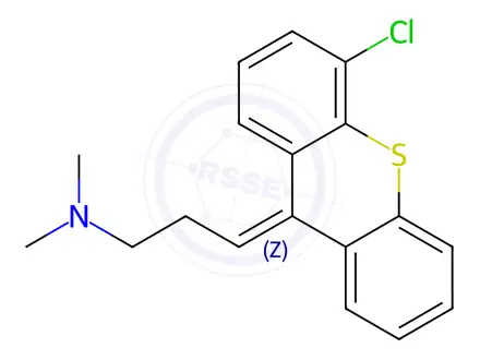 Chemical structure of Chlorprothixene Impurity 4 (Chlorprothixene Hydrochloride EP Impurity D)
