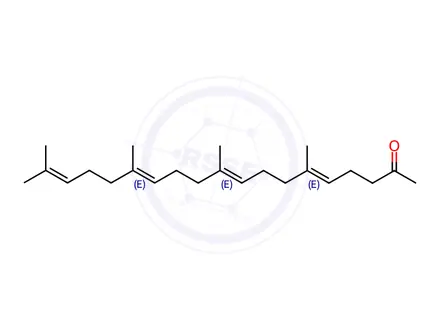 Chemical structure of Teprenone