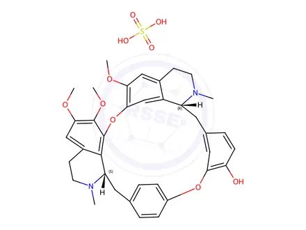 Chemical structure of Oxyacanthine Sulfate