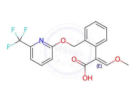 Chemical structure of Picoxystrobin Impurity