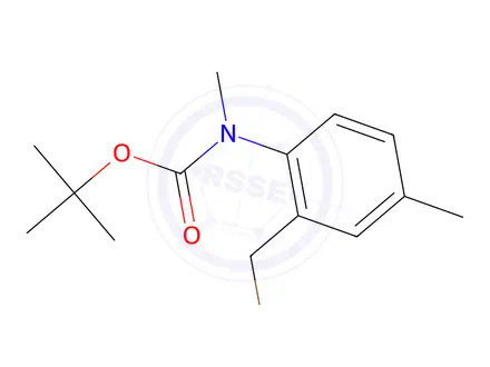 Chemical structure of tert-Butyl (2-(bromomethyl)-4-methylphenyl)(methyl)carbamate