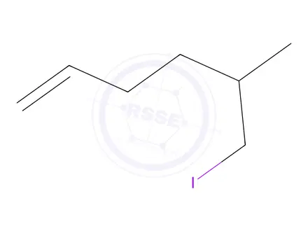 Chemical structure of 6-Iodo-5-methyl-1-hexene