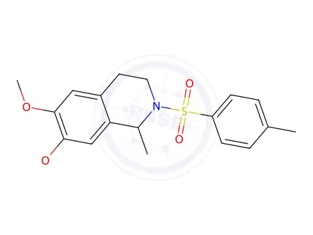 Chemical structure of 6,7-dimethoxy-1-methyl-2-tosyl-1,2,3,4-tetrahydroisoquinoline