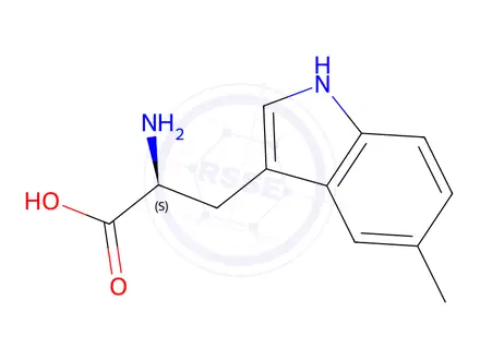 Chemical structure of 5-Methyl-L-tryptophan