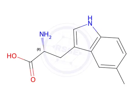 Chemical structure of 5-Methyl-D-tryptophan