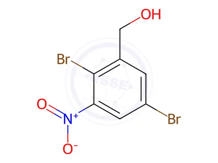 Chemical structure of (2,5-dibromo-3-nitrophenyl)methanol