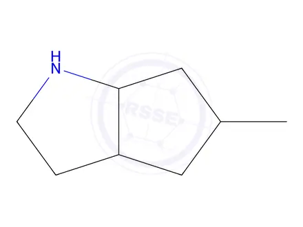 Chemical structure of 5-Methyloctahydrocyclopenta[b]pyrrole