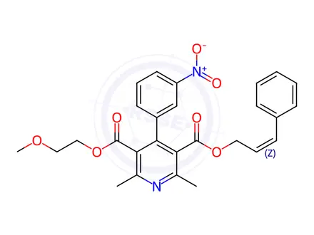 Chemical structure of (Z)-Dehydro Cilnidipine