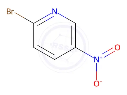 Chemical structure of 2-Bromo-5-nitropyridine