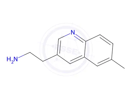 Chemical structure of 2-(6-Methylquinolin-3-yl)ethan-1-amine