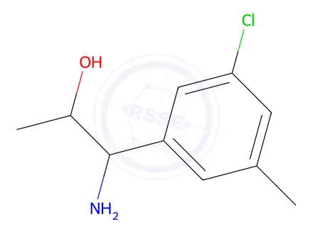 Chemical structure of 1-AMINO-1-(3-CHLORO-5-METHYLPHENYL)PROPAN-2-OL