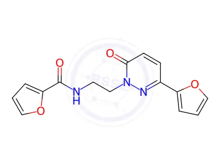 Chemical structure of N-(2-(3-(Furan-2-yl)-6-oxopyridazin-1(6H)-yl)ethyl)furan-2-carboxamide