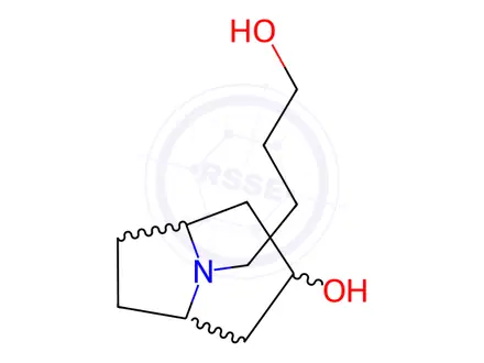 Chemical structure of 8-(4-Hydroxybutyl)-8-azabicyclo[3.2.1]octan-3-ol