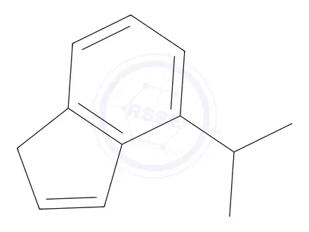 Chemical structure of 1H-Indene,4-(1-methylethyl)-(9CI)
