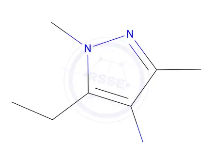 Chemical structure of 5-ethyl-1,3-dimethyl-1H-pyrazol-4-amine