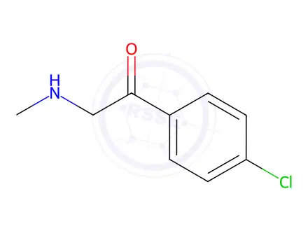 Chemical structure of 1-(4-chlorophenyl)-2-(methylamino)ethanone