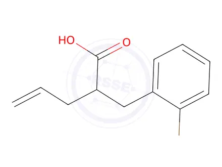 Chemical structure of 2-(2-Bromobenzyl)pent-4-enoic acid