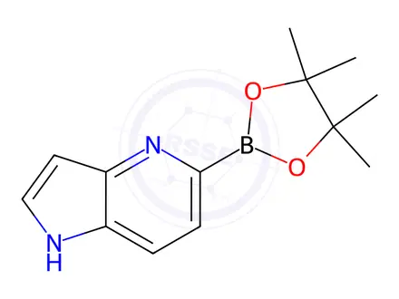 Chemical structure of 5-(4,4,5,5-Tetramethyl-1,3,2-dioxaborolan-2-yl)-1H-pyrrolo[3,2-b]pyridine