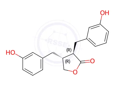 Chemical structure of Enterolactone Impurity 1