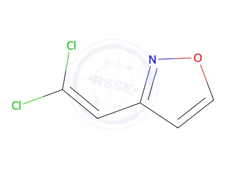 Chemical structure of Isoxazole, 3-(2,2-dichloroethenyl)-(9CI)