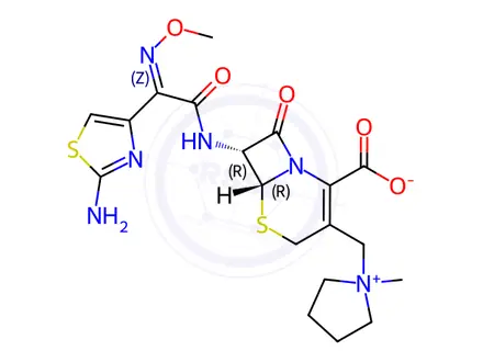 Chemical structure of Cefepime