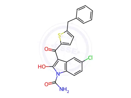 Chemical structure of Tenidap Impurity 29