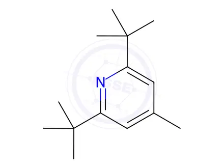 Chemical structure of 2,6-Di-tert-butyl-4-methylpyridine