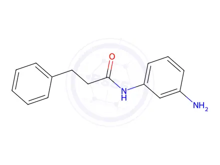 Chemical structure of N-(3-Aminophenyl)-3-phenylpropanamide