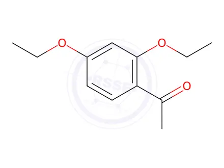 Chemical structure of 2',4'-Diethoxyacetophenone
