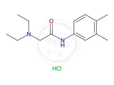 Chemical structure of Lidocaine Impurity 6 HCl