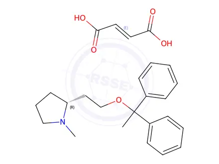 Chemical structure of Clemastine Impurity 13 Fumarate