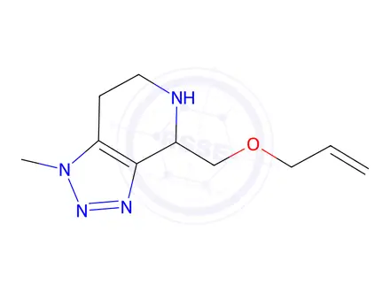 Chemical structure of 4-((Allyloxy)methyl)-1-methyl-4,5,6,7-tetrahydro-1H-[1,2,3]triazolo[4,5-c]pyridine