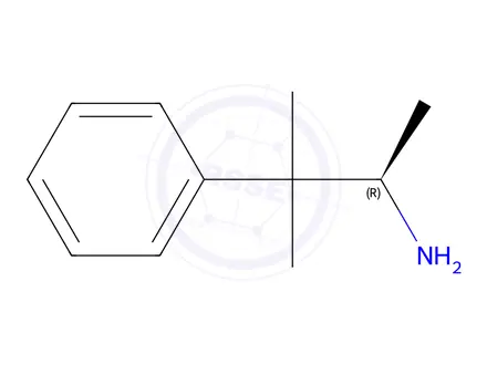 Chemical structure of (R)-3-Methyl-3-phenylbutan-2-amine