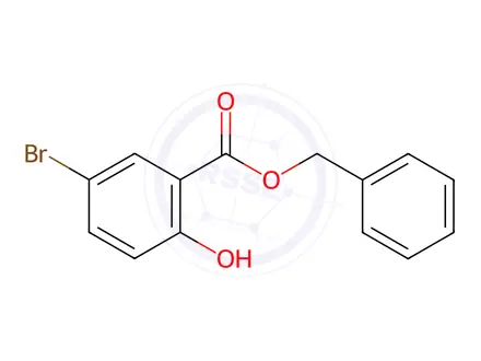 Chemical structure of Benzyl 5-bromo-2-hydroxybenzoate