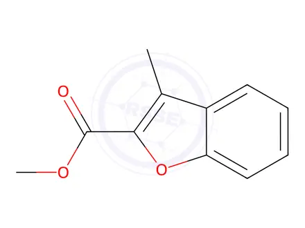 Chemical structure of 3-Methylbenzofuran-2-carboxylic Acid Methyl Ester
